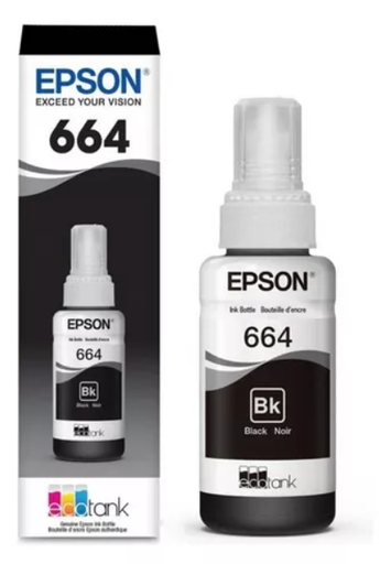 Tinta T664 Negra Epson (Original)