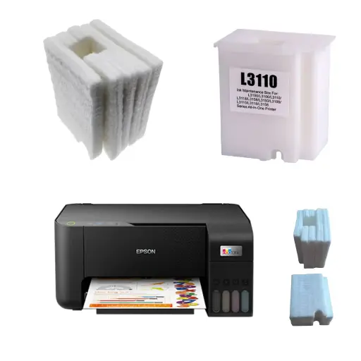 Almohadillas para deposito de tinta Epson L3110, L3150, L3210, L3250, L5190